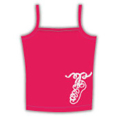 Camisole with 'Single Pump' diamante motif