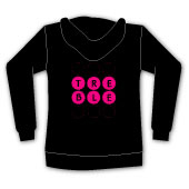 Girls Hoodie with 'Treble' motiff