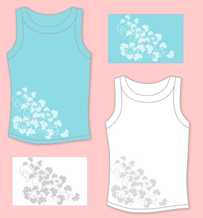 Girls vest with shamock motiff