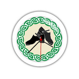 'Dance Irish' Clock