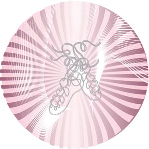 'Dancing Pumps' Coasters