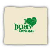 I love Irish dance cushion cover