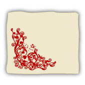 Scrolling Shamrock Cushion Cover