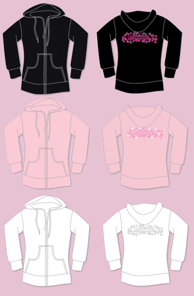 Ladies Hooded Sweat Top
