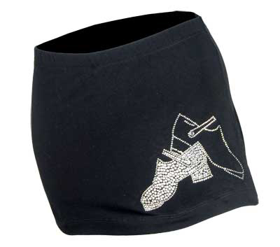 Ladies Skorts with jig shoe motif