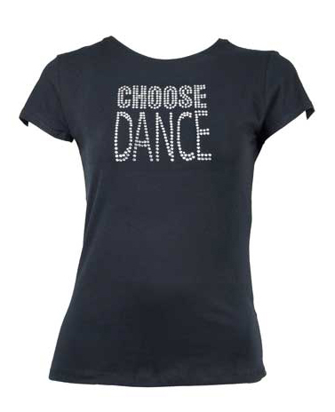 Ladies T with Choose Dance Motif