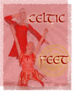 Ladies T with Celtic Feet Motif
