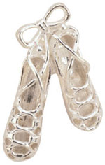 Large double pump brooch