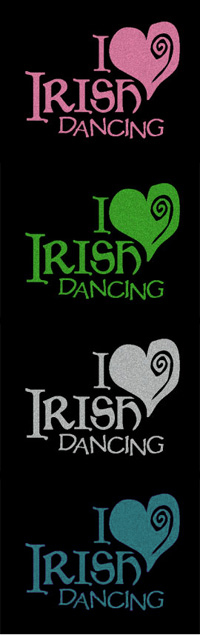 Tote Bag with 'I Love Irish Dance' motif