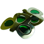  Click to view Coloured Shamrock Buckles