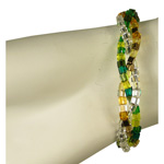  Click to view Beaded bracelet in Celtic colours