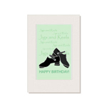 Irish Dance Birthday Card - 
