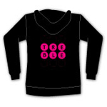  Click to view Girls Hoodie with 'Treble' motiff