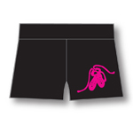 Click to view Girls Dance Shorts with Pink Stud Motif