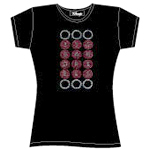  Click to view T-Shirt with Jigs 'n' Reels diamante motif