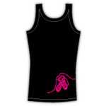  Click to view Girls Tank Vest with pump motiff in pink studs