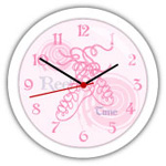 Click to view Clocks with dancing pumps motif