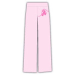  Click to view Ladies Fitness Pants with pumps motif in pink studs