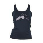 Click to view Racerback with a Jig Shoe motif