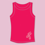  Click to view 'Diamante Shoe' Fushia Vest