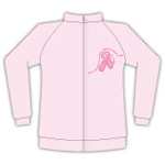  Click to view Ladies Cadet Jacket with pump motif in pink studs