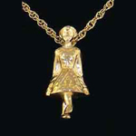  Click to view Irish dancer pendant