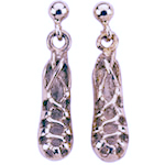  Click to view Small single pump earrings