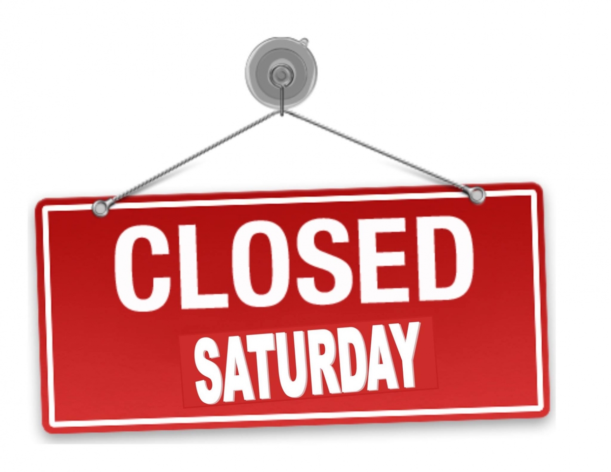 Closing Saturdays During July and August Antonio Pacelli