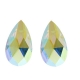 AB Pear Stud Earrings