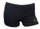 Irish dance shorts with shamrock motif and ‘Dance Irish’ on rear