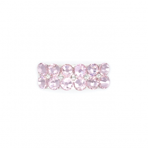 Mira - Light Rose Diamante Pump Buckles