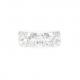 Tierna - Crystal Clear Diamante Pump Buckles