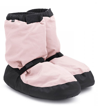 warm booties candy pink bloch dances competition feet keep between