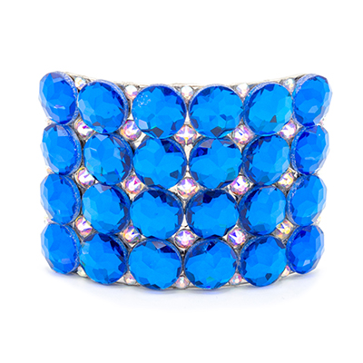 Champion Buckle in Blue Diamantes