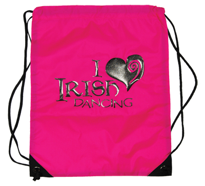 Irish Dance Gym Sac With Sparkly I Love Dancing Design Gym Sac With Sparkly I Love Irish Dancing Design
