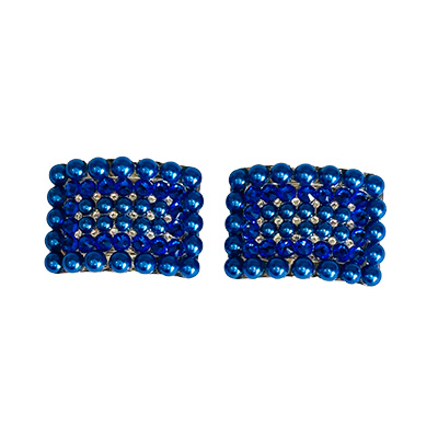 Grace Blue Pearl and Sapphire Rhinestone buckle