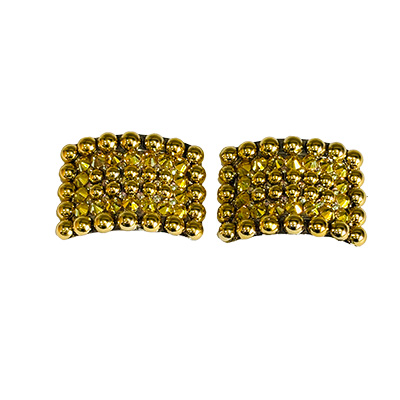 Grace Gold Pearl and Sunshine Rhinestone buckle