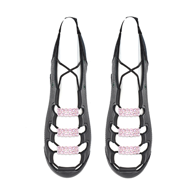 Mira - Light Rose Diamante Pump Buckles