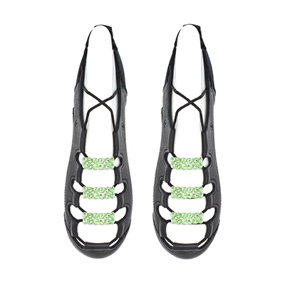 Mira - Peridot Diamante Pump Buckles