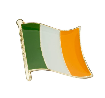 Ireland Flag Lapel Pin Irish Tri/Color Flag Celtic AOH LAOH 