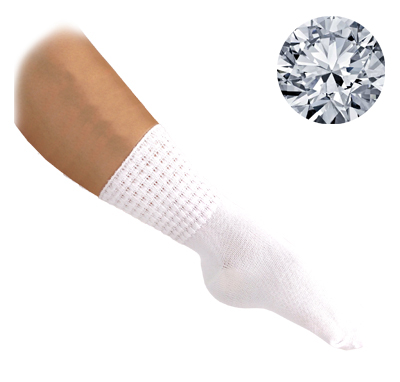 Small Diamantes - Ultra Low Poodle Socks
