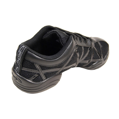 Capezio Web Dance Sneaker in Patent Black (DS19) - Antonio Pacelli